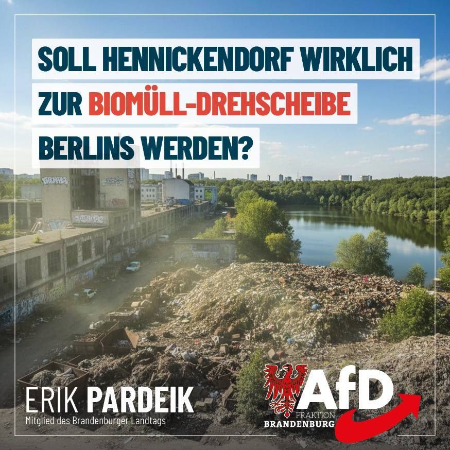 Soll Hennickendorf wirklich zur Biomüll-Drehscheibe Berlins werden?