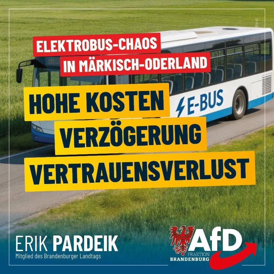 Das Land Brandenburg streicht dem Landkreis MOL Förderung für Elektrobusse und Ladeinfrastruktur