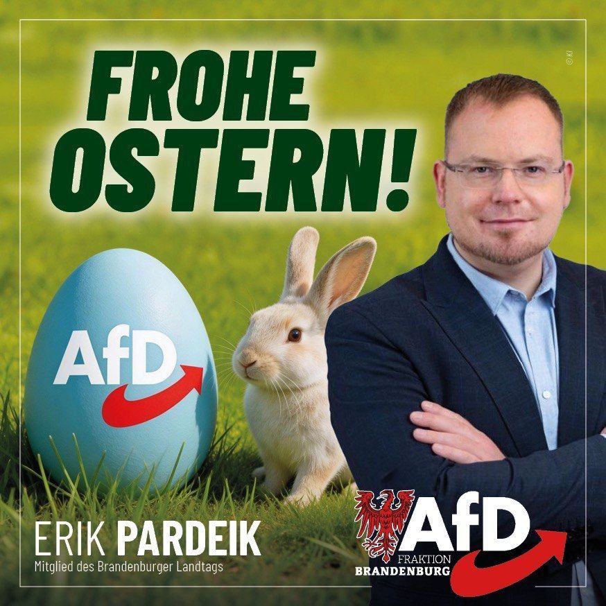 MdL Erik Pardeik wünscht Ihnen und Ihren Familien ein frohes, besinnliches und gesegnetes Osterfest