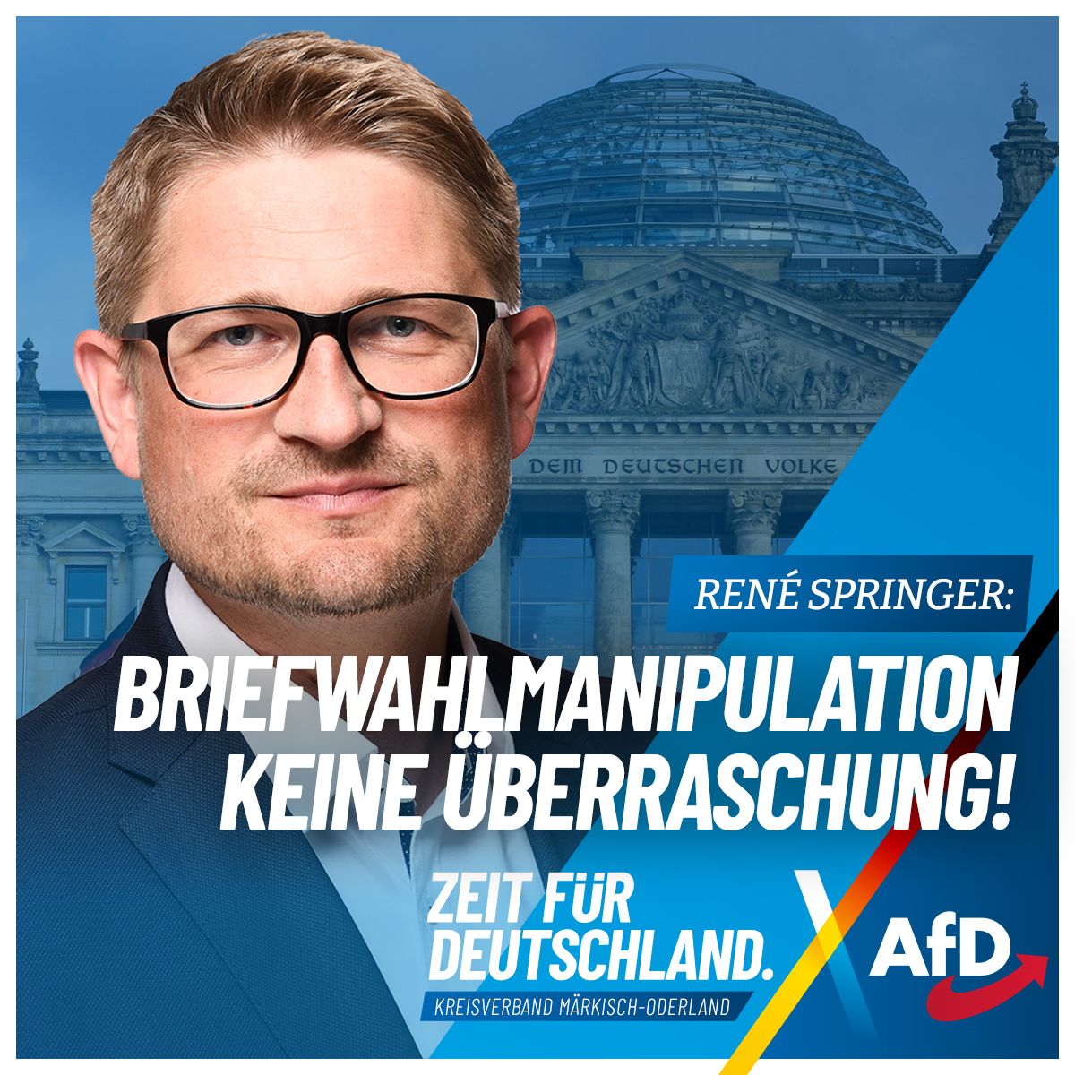 Wahlmanipulation durch Briefwahl ist keine Überraschung! Seit Jahren kritisiert die AfD deren Mängel
