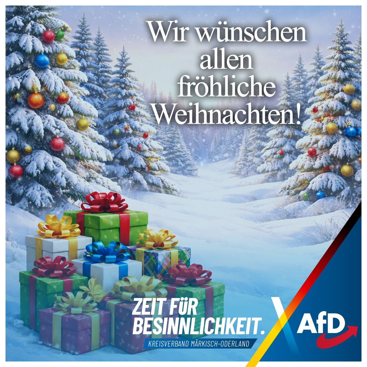 Wir wünschen Ihnen allen ein frohes und friedliches Weihnachtsfest und ein erfolgreiches Jahr 2026.