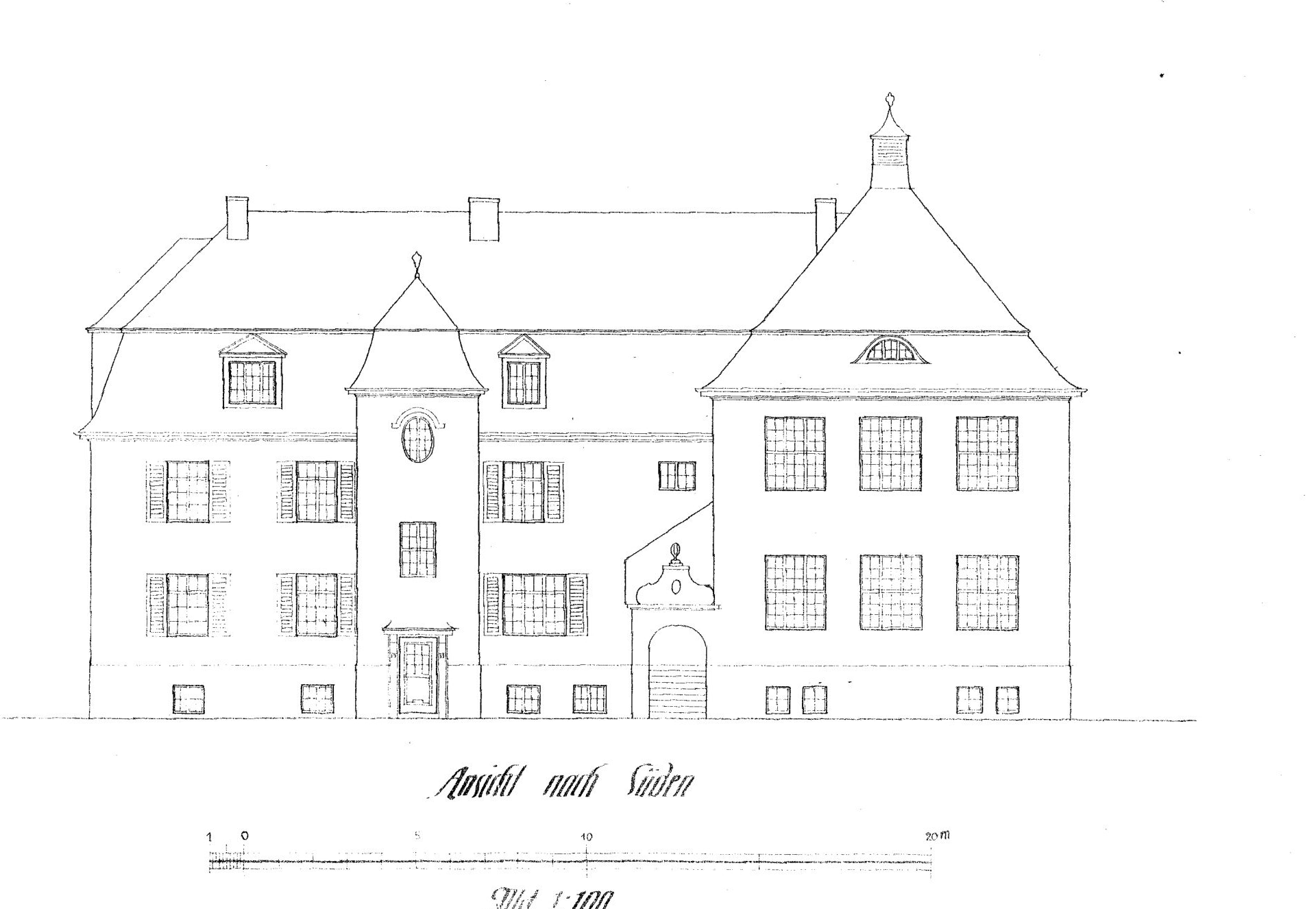 Hausplan 001, Villa D´Aragon, Gera