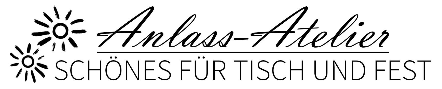 Logo Anlass-Atelier // Schönes für Tisch und Fest Logo Anlass-Atelier, Schönes für Tisch und Fest