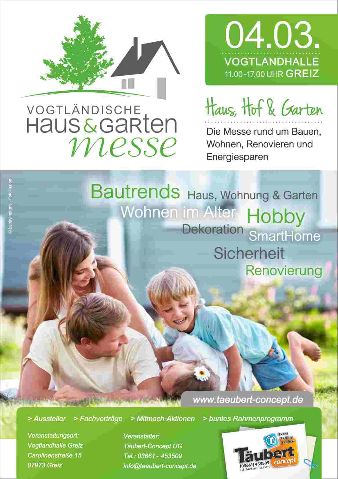 Vogtländische Haus und Gartenmesse Vogtländische Haus und Gartenmesse