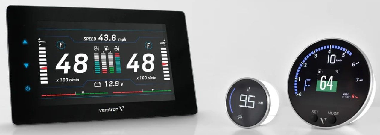 VERATRON VERATRON NMEA2000 (N2K) monitoring, sleek and clean design