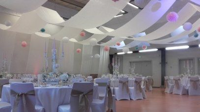 Décoration mariage salle des fêtes ECKARTZWILLER