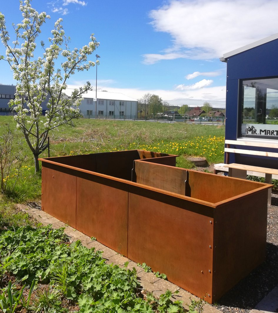 TERENO das modulare Hochbeet aus Stahl TERENO, Hochbeet aus Stahl, Metall Hochbeet, modulares Hochbeet