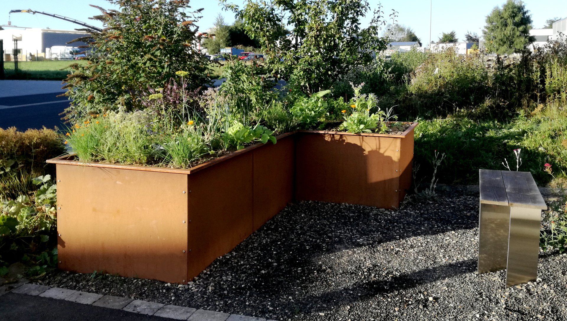 TERENO das modulare Hochbeet aus Stahl TERENO Hochbeet aus Stahl, Metall Hochbeet, modulares Hochbeet