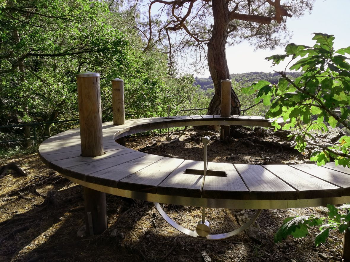 Edelstahlgestell für Sitzplatz