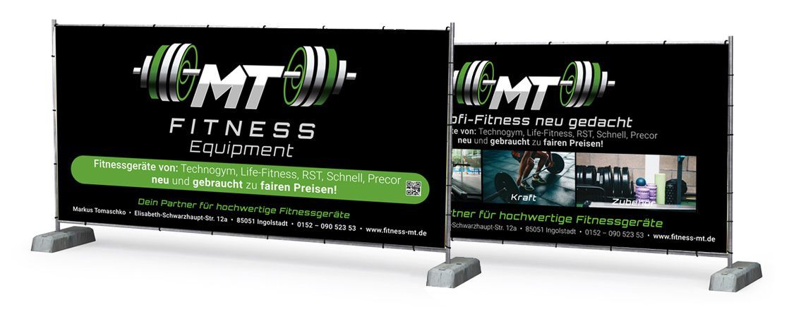 Bauzaunbanner – Markus Tomaschko Bauzaunbanner – Markus Tomaschko