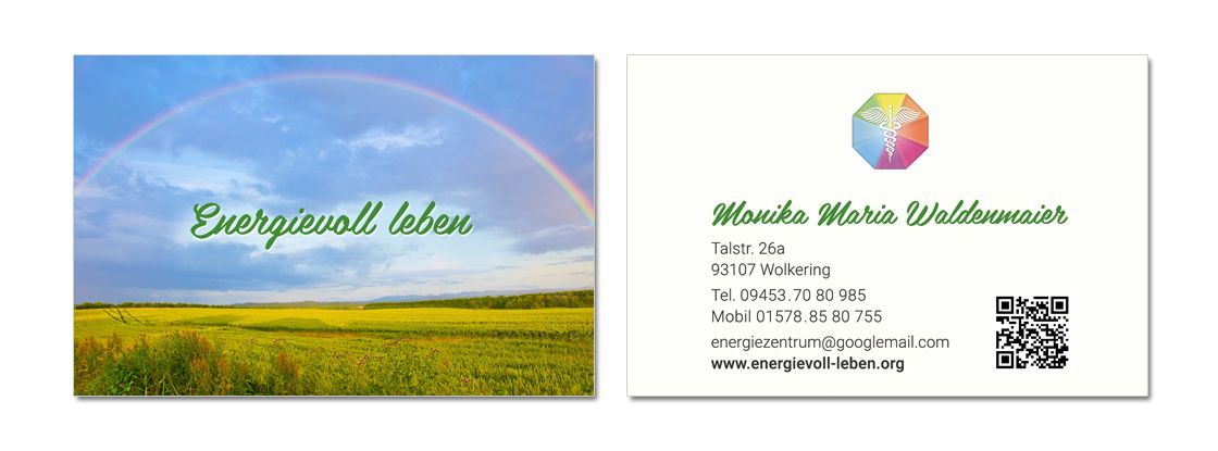 Visitenkarten gestalten - Monika Maria Waldenmaier Visitenkarten gestalten Ingolstadt - Monika Maria Waldenmaier