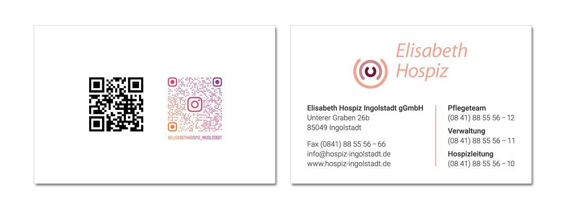 Visitenkarten gestalten - Elisabeth Hospiz gGmbH Visitenkarten gestalten Ingolstadt - Elisabeth Hospiz gGmbH