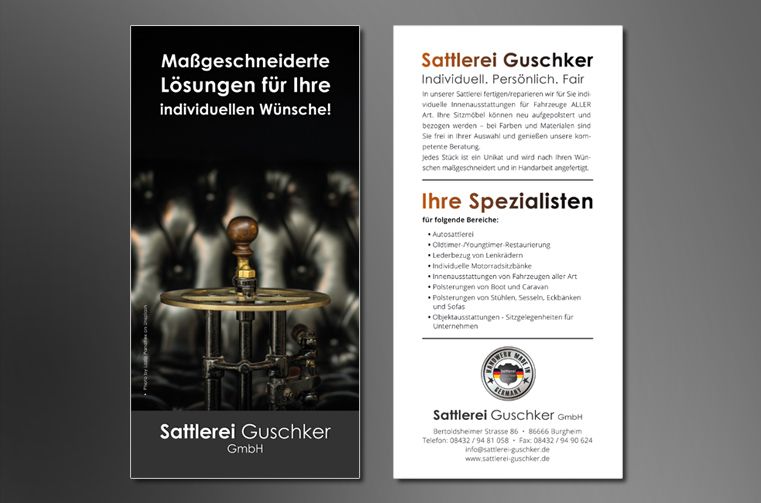 Printdesign - Gestaltung von Flyern und Broschüren