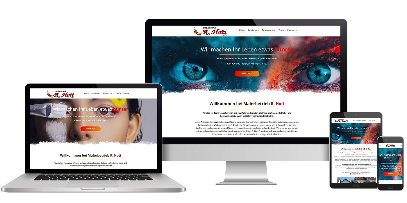 Malerbetrieb R. Hoti GmbH Malerbetrieb R. Hoti GmbH, Webdesign in Ingolstadt