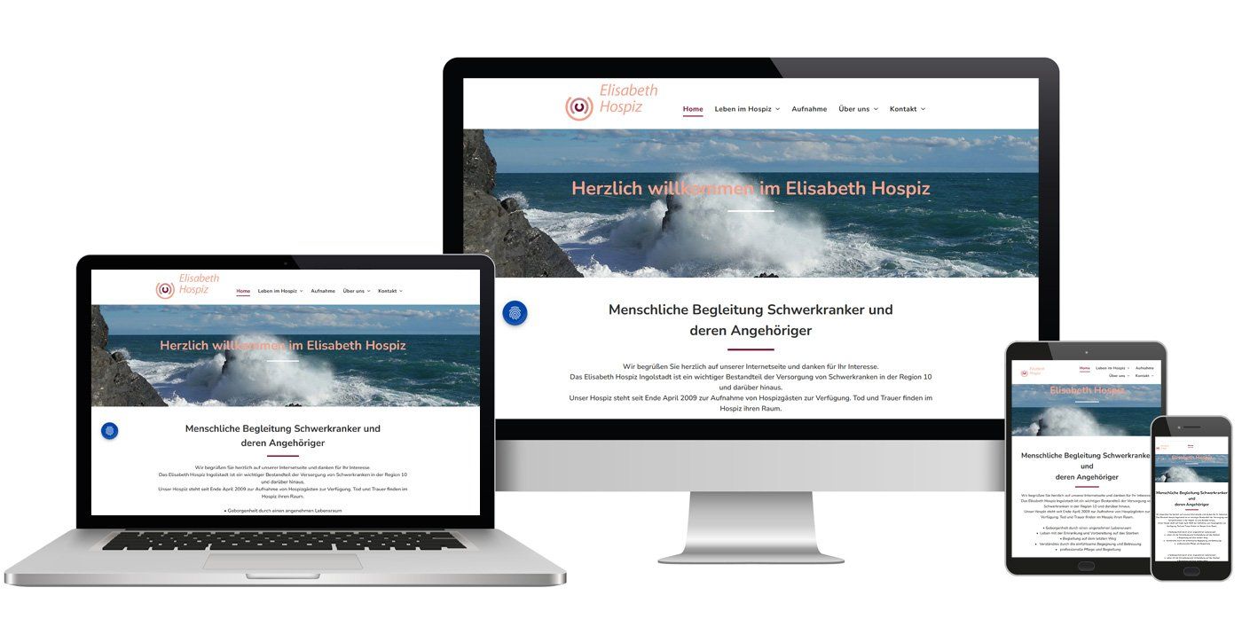 Elisabeth Hospiz Ingolstadt gGmbH Elisabeth Hospiz Ingolstadt gGmbH
Webdesign in Ingolstadt