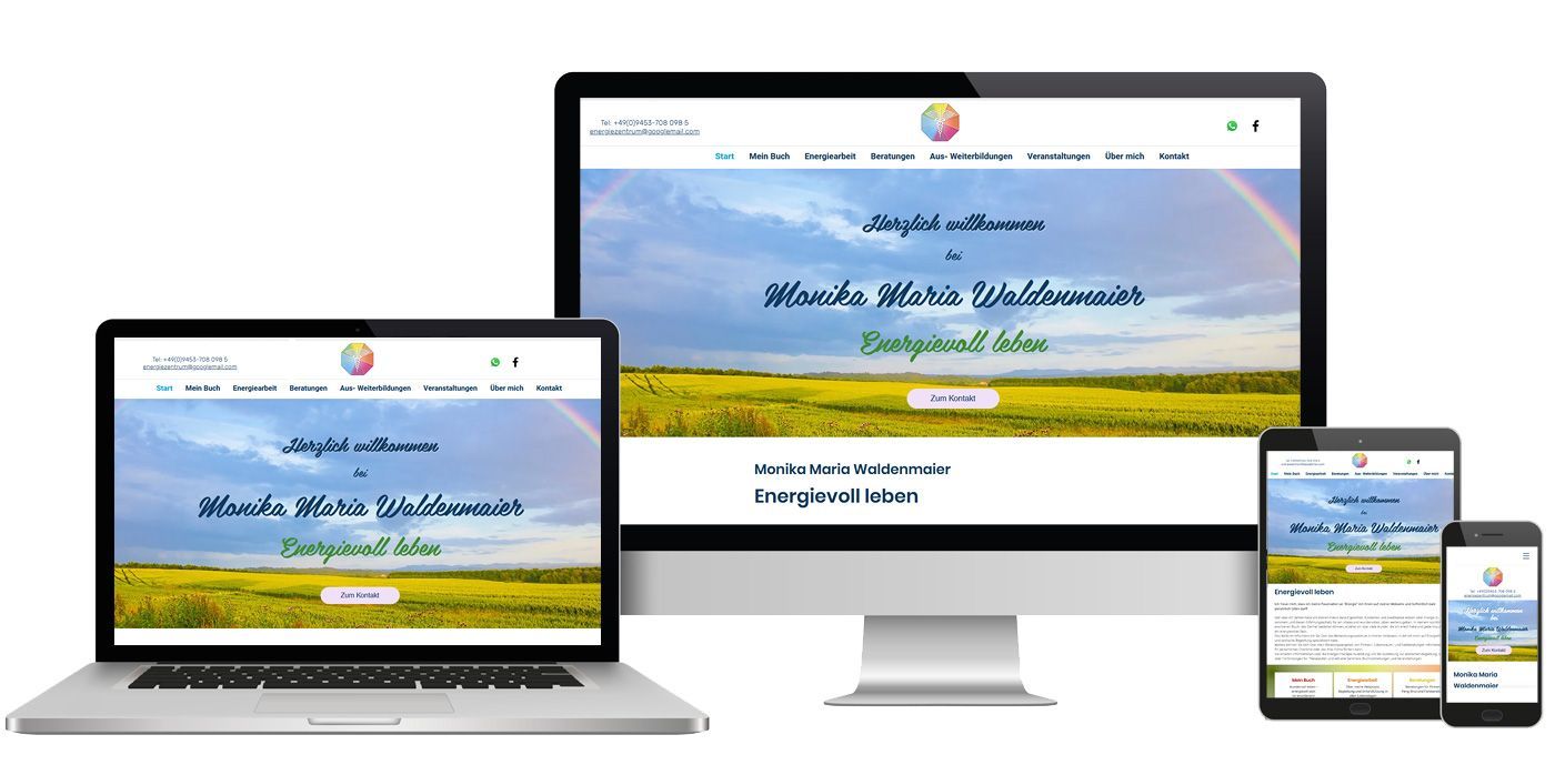 Monika Maria Waldenmaier -  Energievoll leben Monika Maria Waldenmaier -  Energievoll leben
Webdesign in Ingolstadt