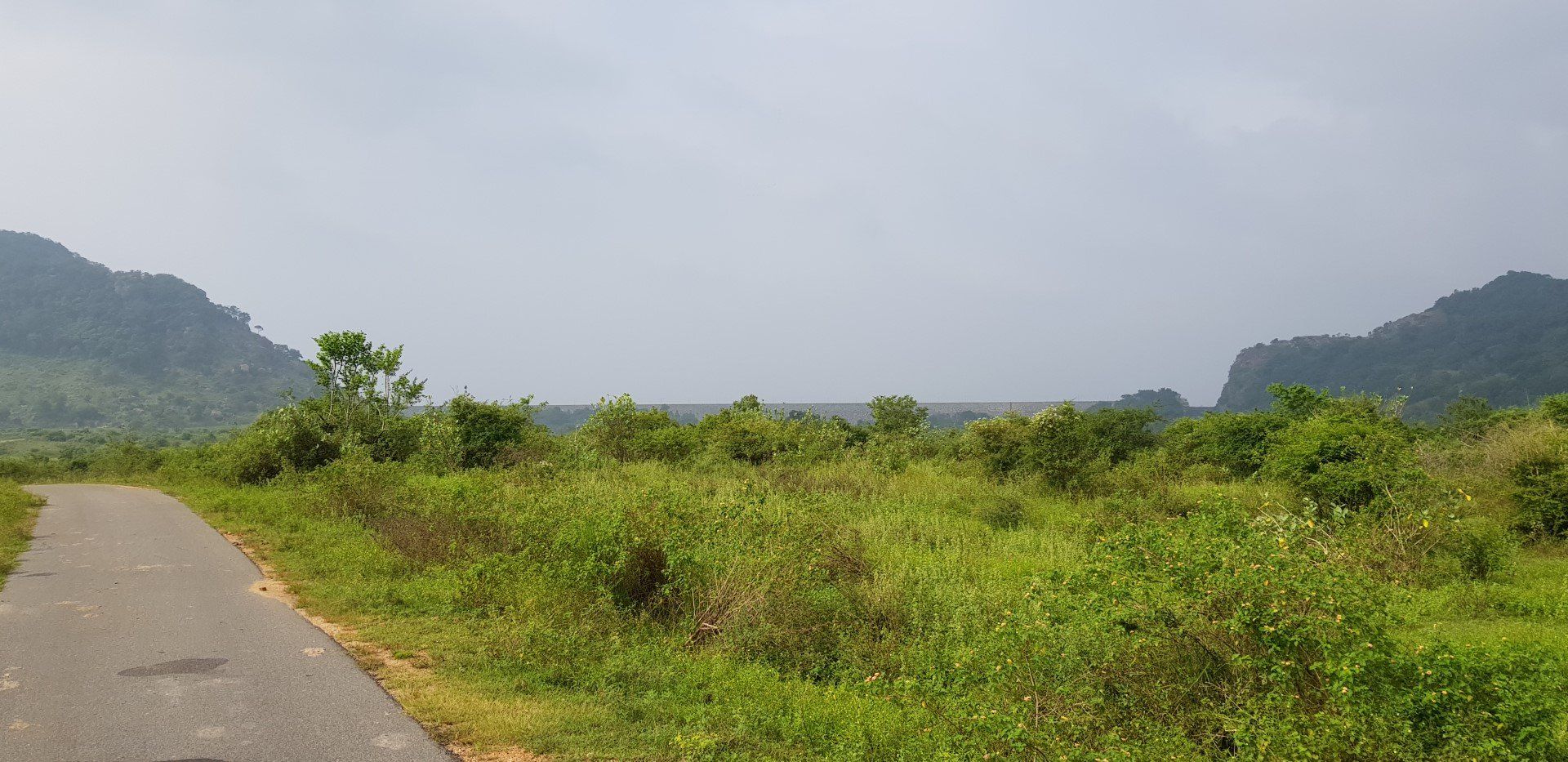 Maduru Oya Dam -View from far away