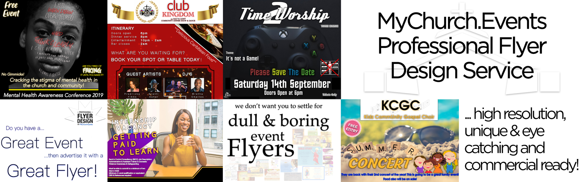 MyChurchEvents Professional Flyer Design Service