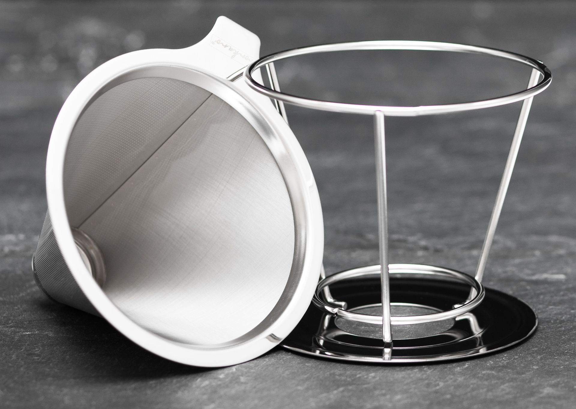 Edelstahl Dauerfilter 4 Tassen für Handfilter Kaffeemaschine