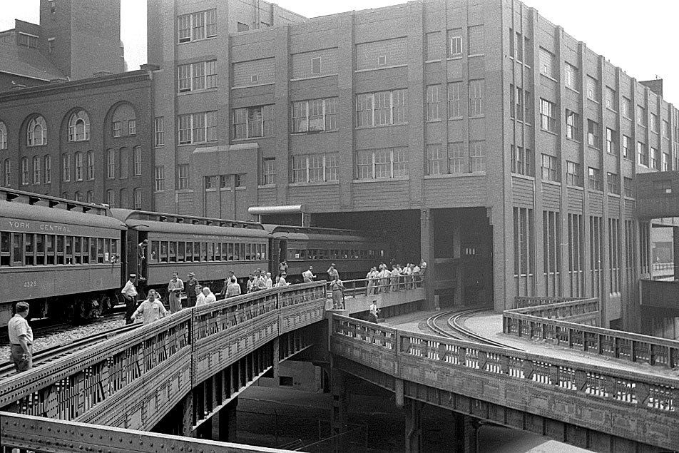 High Line Linie ca. 1950 Pier 54 New York City