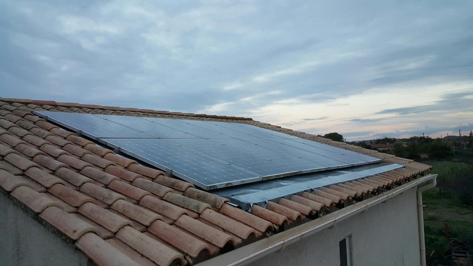 Nettoyage des panneaux solaires photovoltaïques à Istres