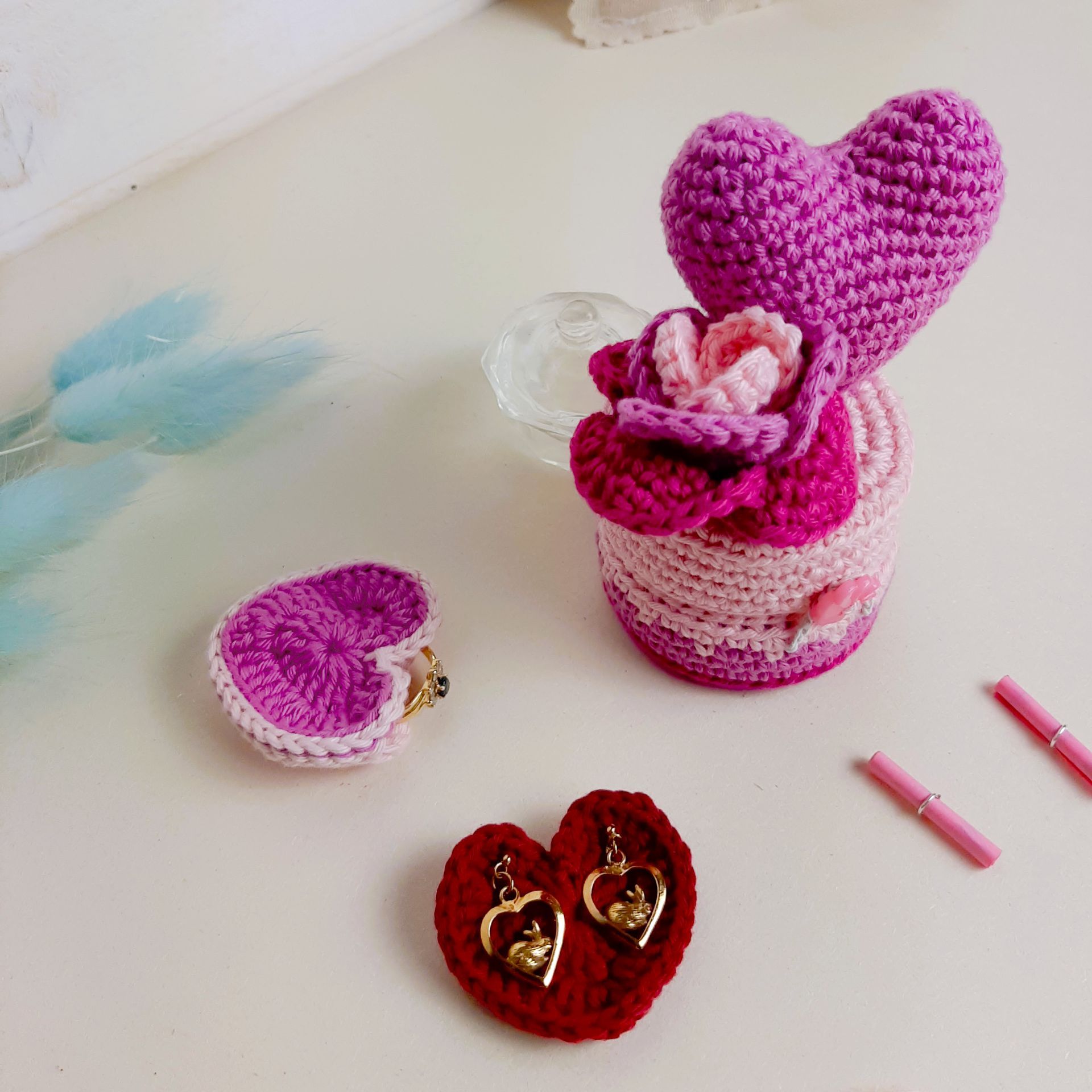 Cadeau surprise femme, Boite cadeau saint valentin femme, boite cadeau cœur et fleur, Emballage pour bijou, cadeau st valentin