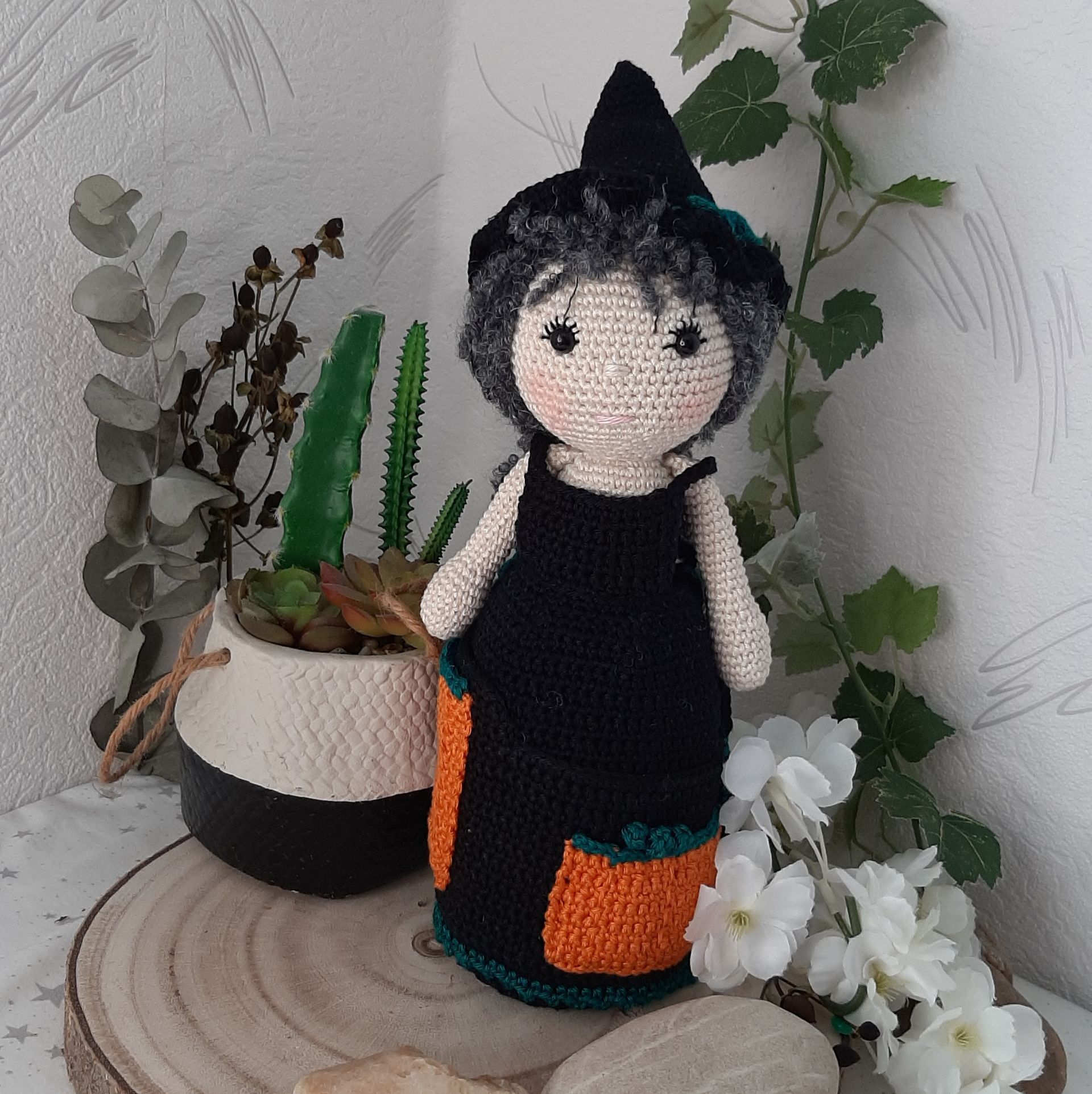 Sorciera la poupée Poupée sorcière au crochet