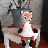 Renarde articulée au crochet