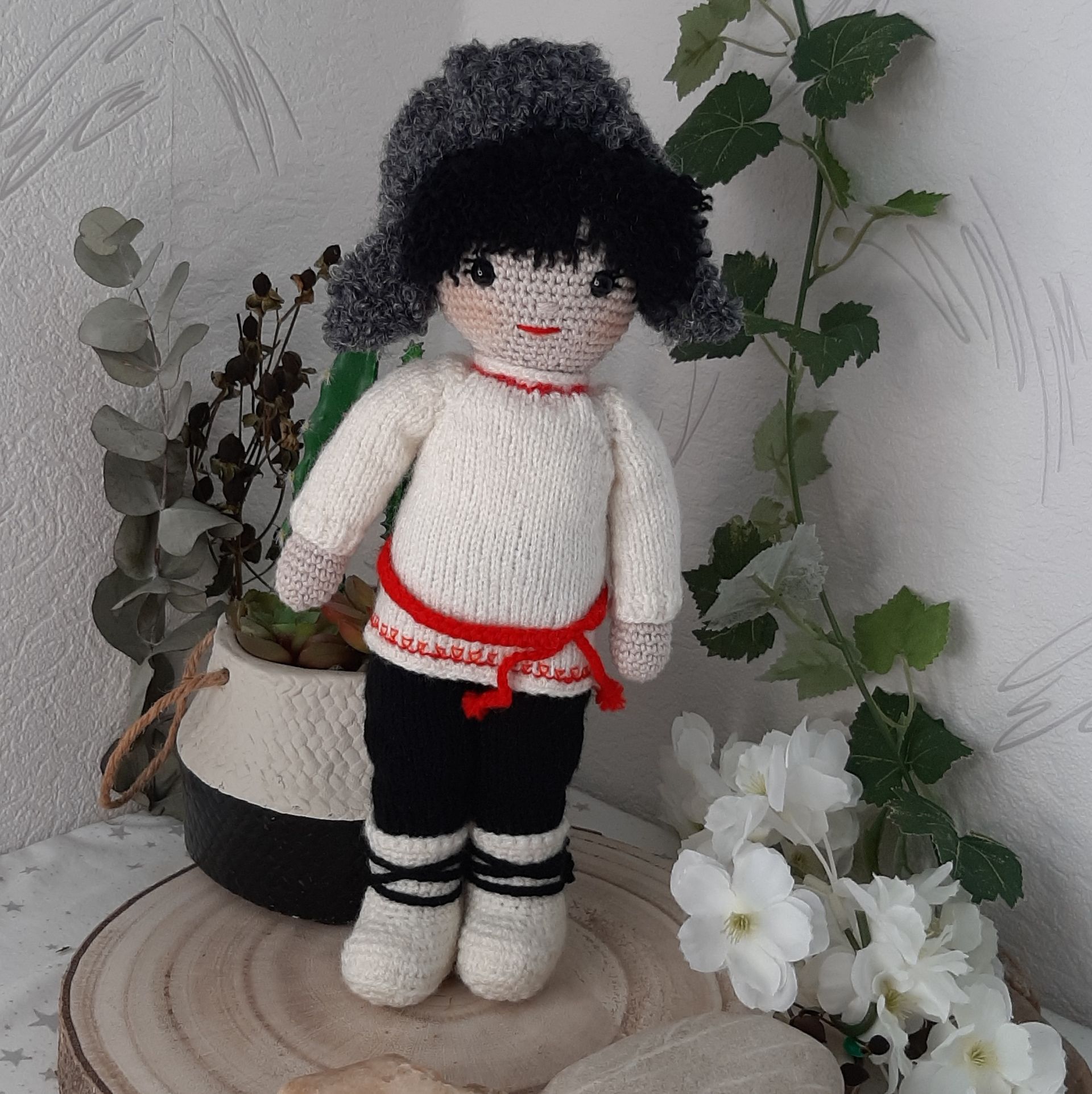 Slavy, poupé de l'est Poupée Slave au crochet