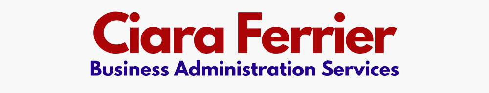 Ciara Ferrier Business Administration Services Title Logo