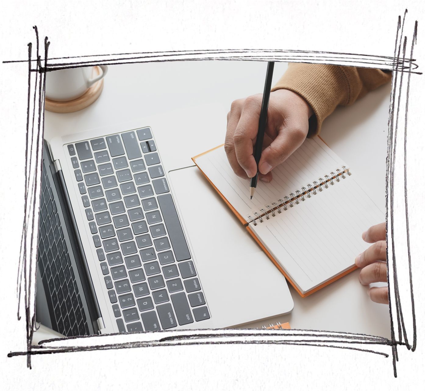 Orangener Pflanze mit Regentropfen als Metapher für Heilpraktik