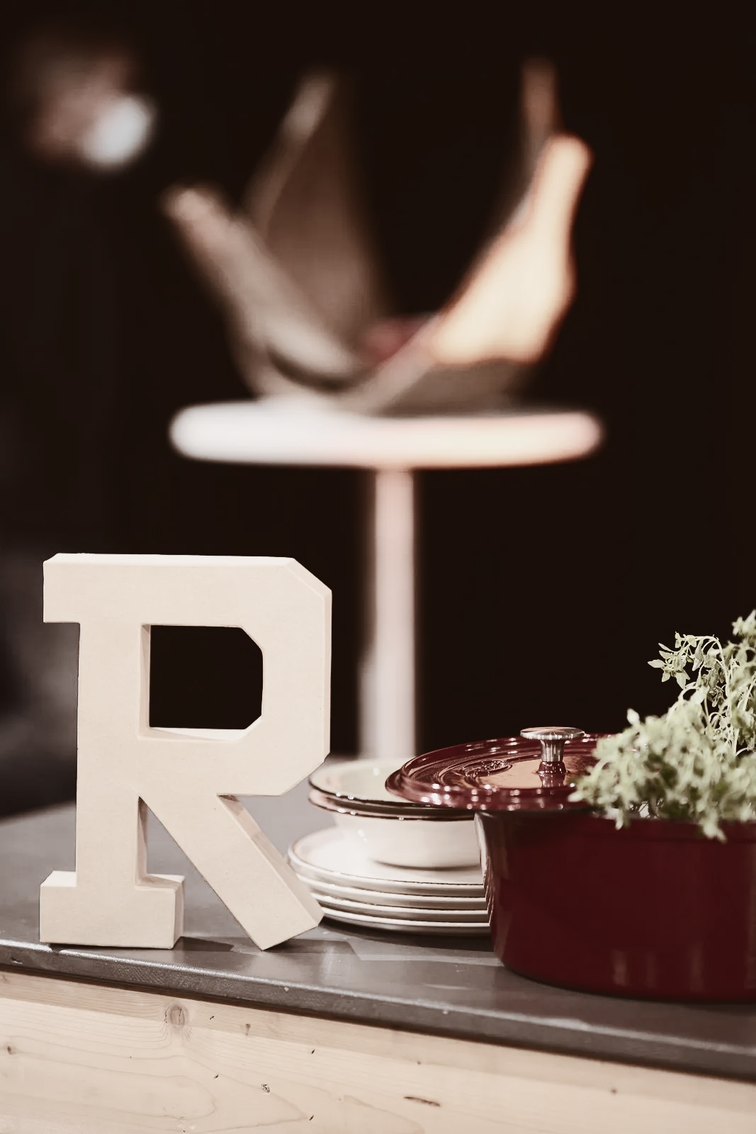 Dekoration Showküche vom digitalen Event Küchentalk mit Charme & Dose