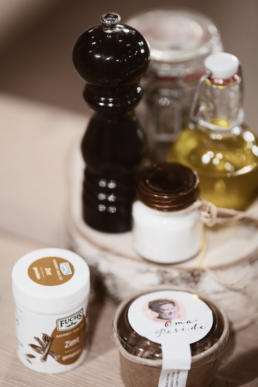 Dekoration Showküche vom digitalen Event Küchentalk mit Charme & Dose