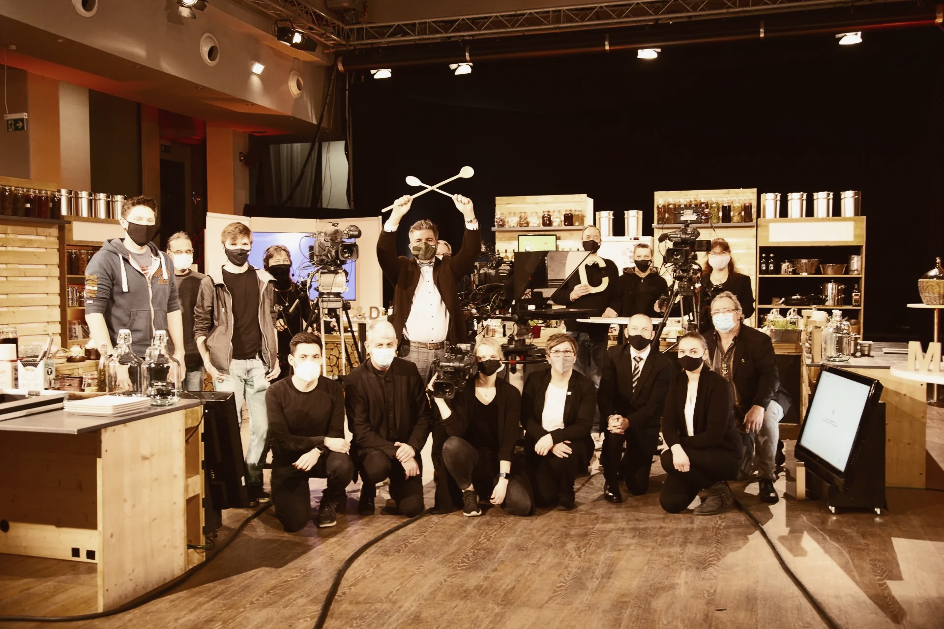 Team vom digitalen Event Küchentalk mit Charme & Dose