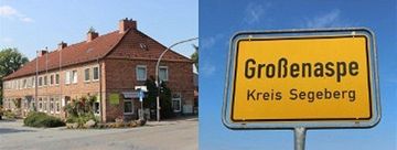 Altes Gemeindebuero, Dorfschild Hauptstrass2 in 24623 Grossenaspe