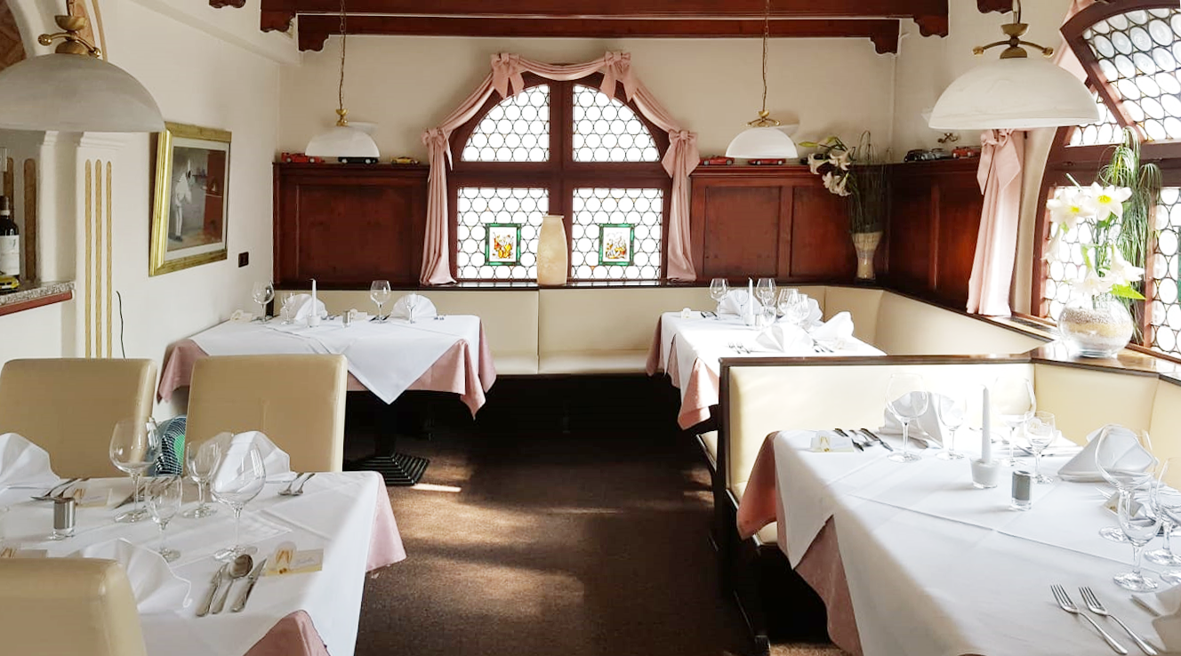 Gedeckter Tisch - Im Ristorante L'Incontro in Schwaig