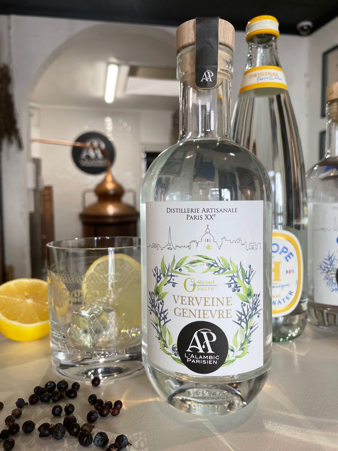 GIN SANS ALCOOL - VERVEINE & GENIEVRE (GIN 0%)
