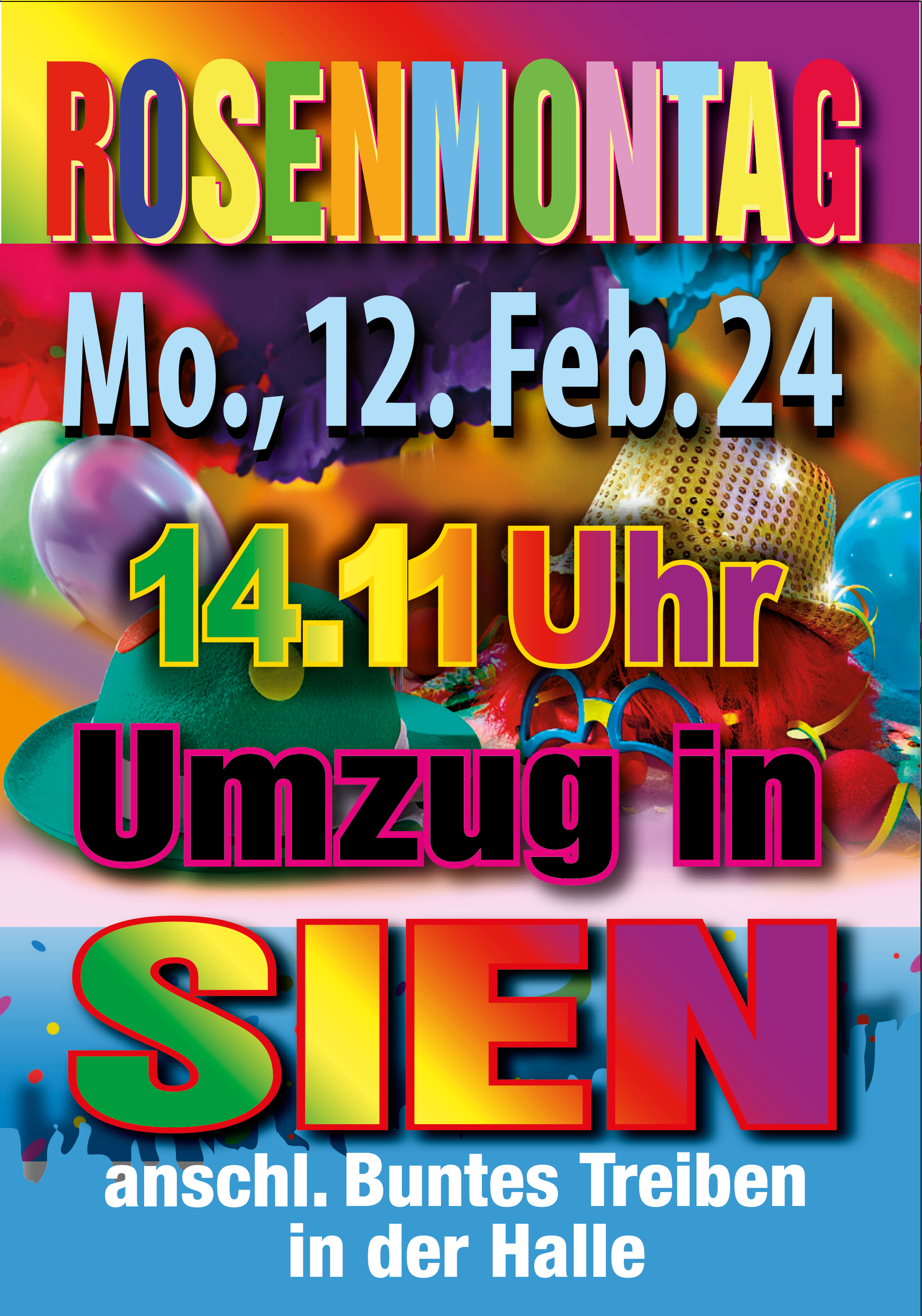 Rosenmontagsumzug Sien 2024 Rosenmontagsumzug Sien 2024