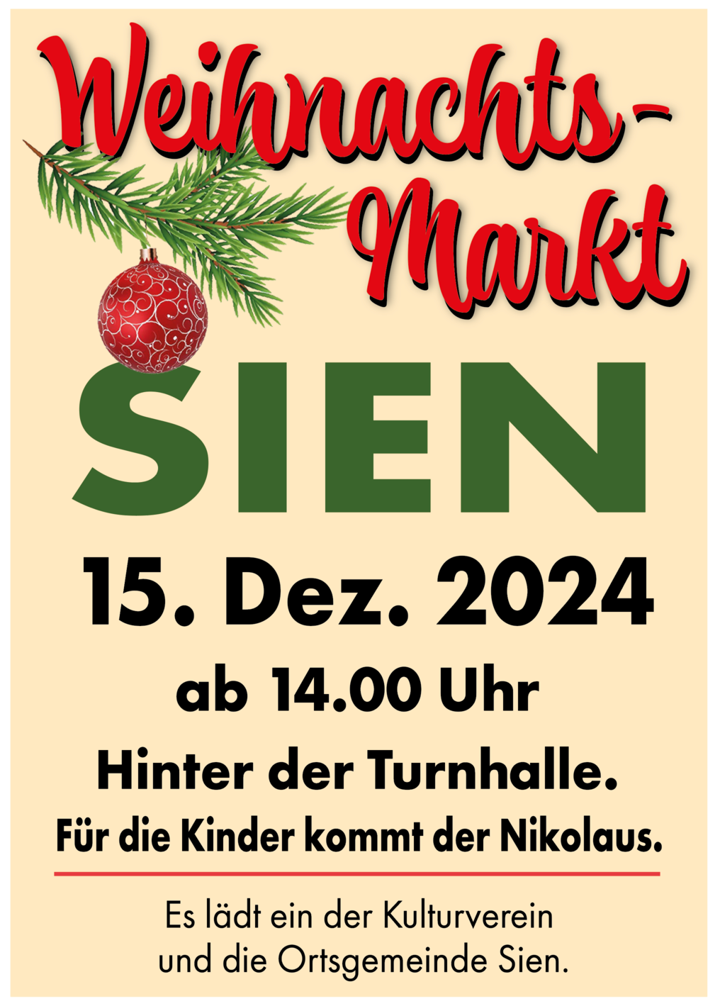 Weihnachtsmarkt Sien Weihnachtsmarkt Sien 2024