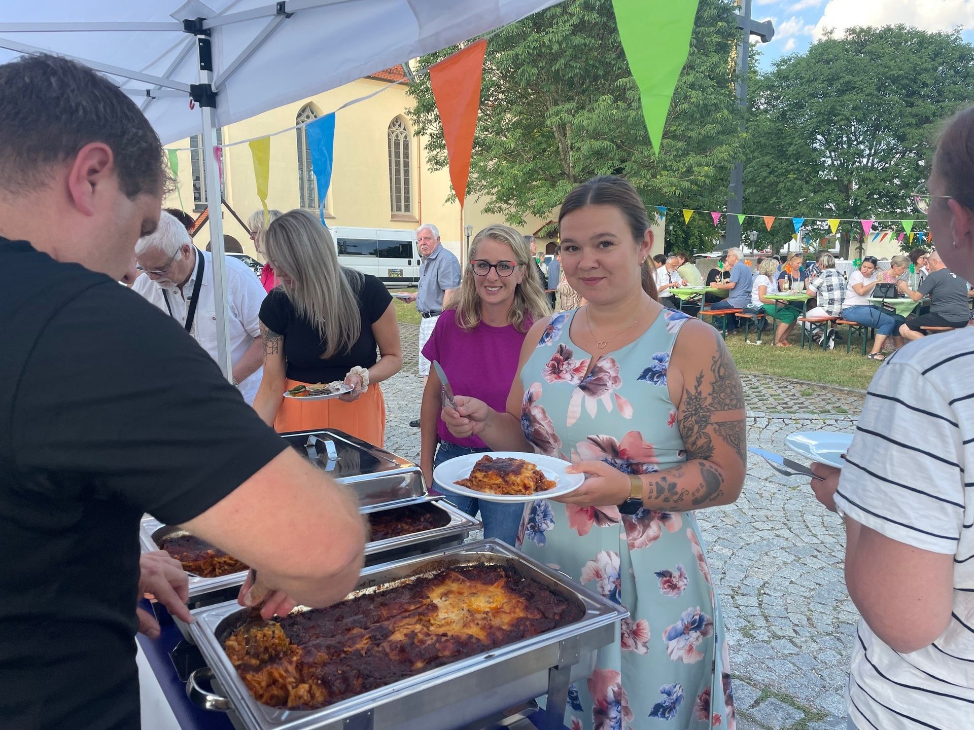 Bild vom Sommerfest 2025 der Sozialstation Bobingen