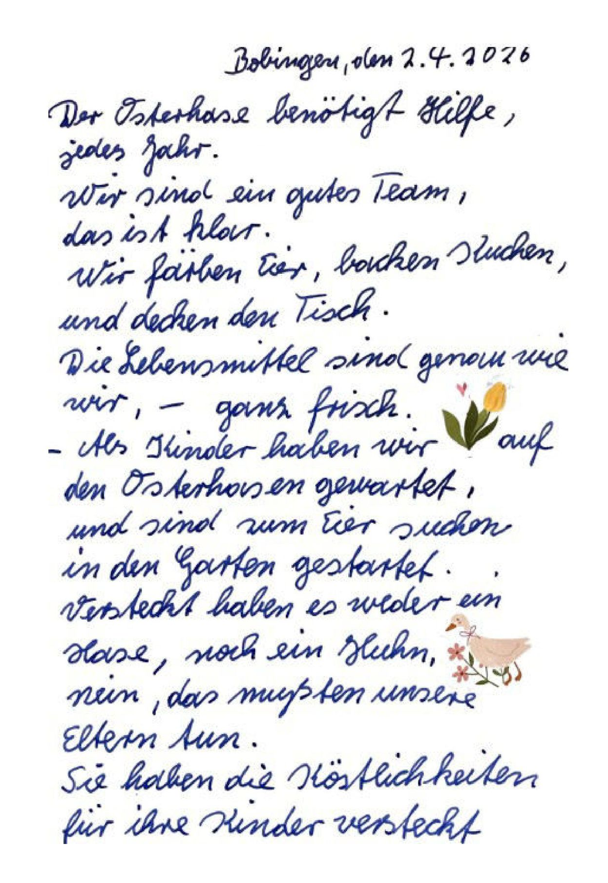 Fröhlicher Osterabend