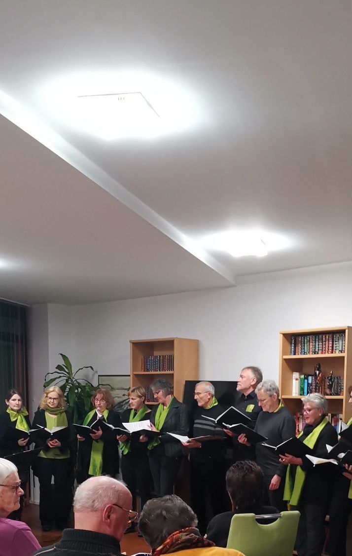 Bild von der Nikolausfeier am 5.12.2023 im Betreuten Wohnen Kleiberhof
in Bobingen