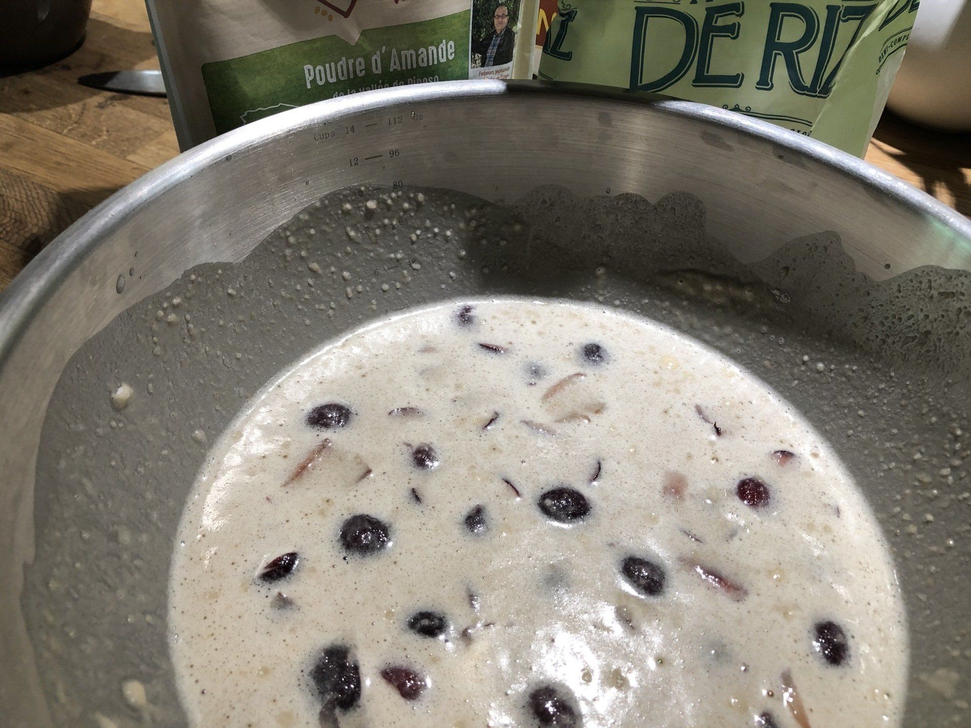 Mélange pate clafouti