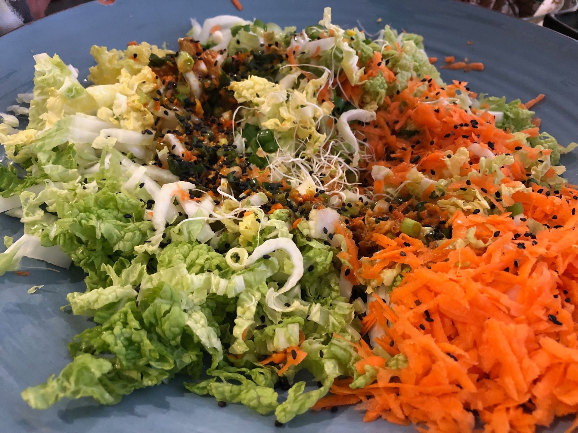 Salade choux chinois & carottes