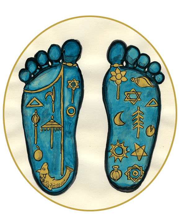 Pieds de Bouddha Pieds