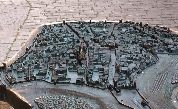 ein 3D-Model von Rotenburg ob der Tauber, Foto ©Britta Ogasahara
