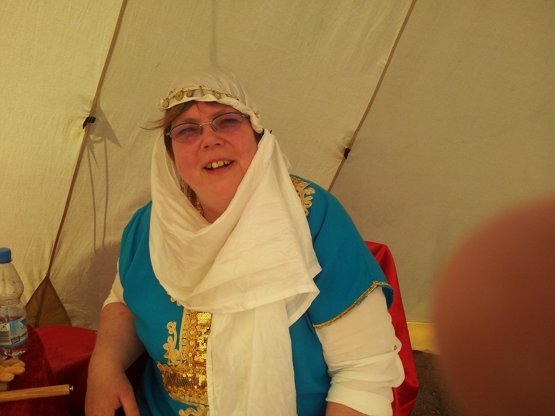 Selfie: Auftritt in Retem zum Spagelfest; Foto ©Britta Ogasahara