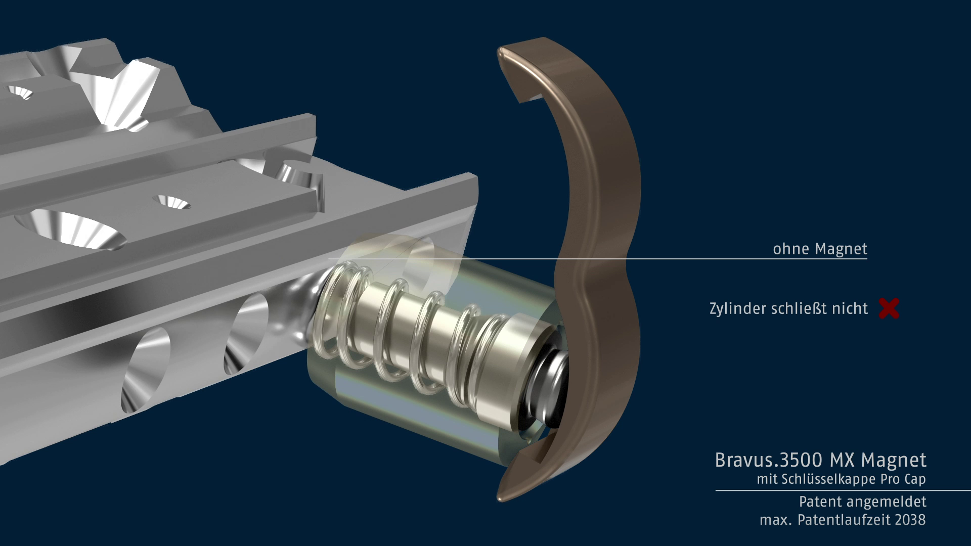 Schlegel Sicherheitstechnik erklärt einem Kunden das ABUS Bravus MX Magnet Schließsystem