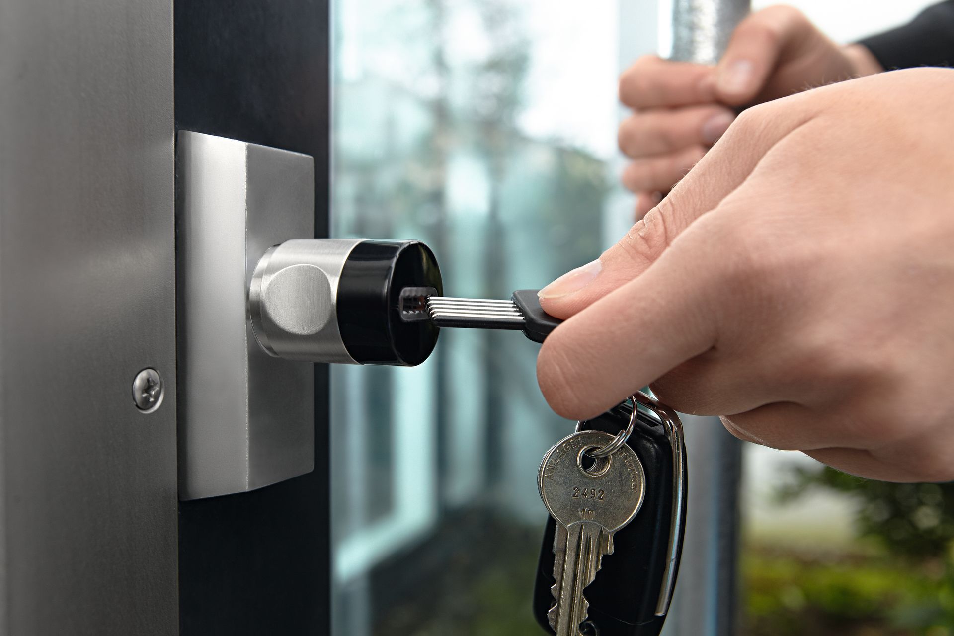 Elektronisches Schließsystem CodeLoxx für flexible Zutrittskontrolle.