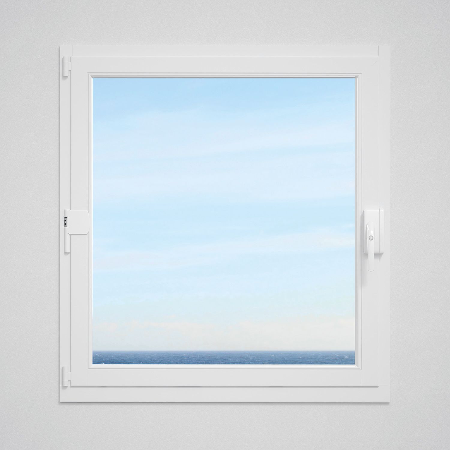 Kellerfenster mit fest verankertem Stahlgitter als Einbruchschutz“